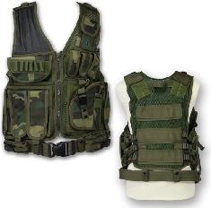 Fosco - Predator tacticalvest US woodland